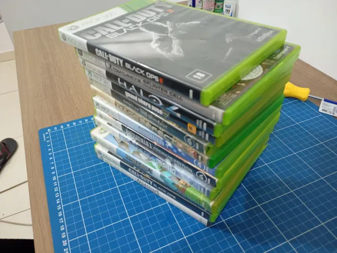 Lote com 13 jogos original Xbox 360