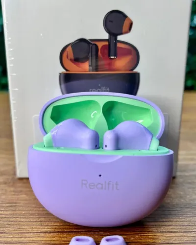 Fone Bluetooth Realfit F2 - Baixa Latência, 30h de Bateria - Novo, Entrega Grátis