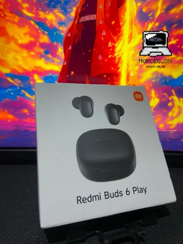 Fone De Ouvido Sem Fio Xiaomi Redmi Buds 6 Play Bluetooth5.4 Cor Preto