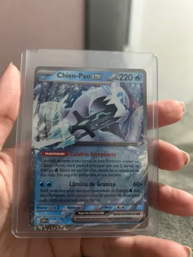 Carta Pokémon Chien Pao ex