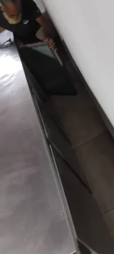 Balcão Refrigerado De Encosto 2,00m 4 Portas Em Inox