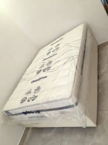 Conjunto cama box com Colchão Casal Ortobom Liberty Látex, Sem uso Aceito cartão e Entrego