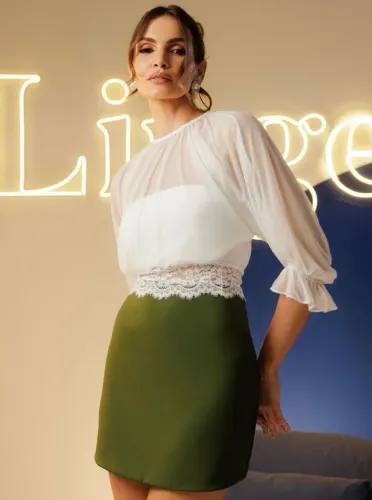 Cropped Linge preto