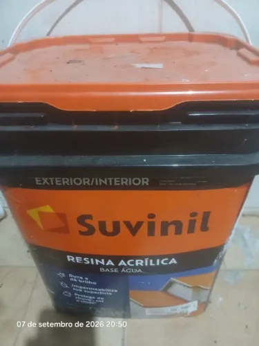 Resina Acrílica Suvinil 18L Brilhante Cerâmica Telha NOVA. Código do produto: 50862329