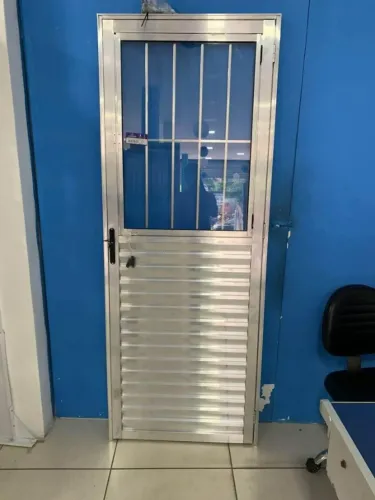 porta meia chapa aluminio brilhoso