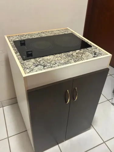 Fogão vidro cerâmico + armário