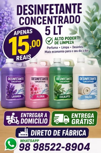 5LT Desinfetante Concentrado 