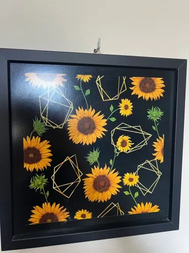 Quadro decorativo girassol 