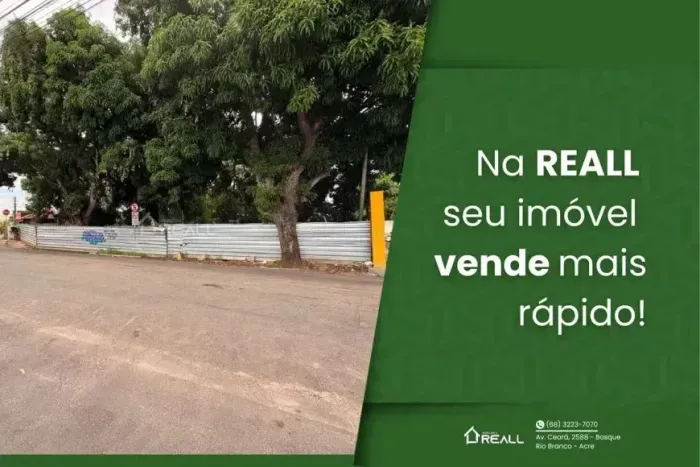 Bosque, Terreno com 1004 m² + Financia