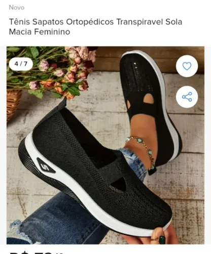 Tênis sapato ortopédico