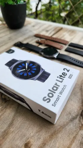 Smartwatch Haylou Solar Lite 2 Preto + Pulseiras Extras. Praticamente Novo!