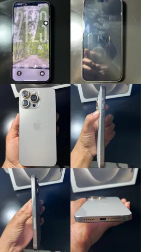 iPhone 15 Pro Max 256 Gb super novo sem marcas de uso.