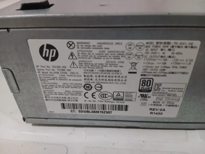 Fonte HP elitedesk 800 G1