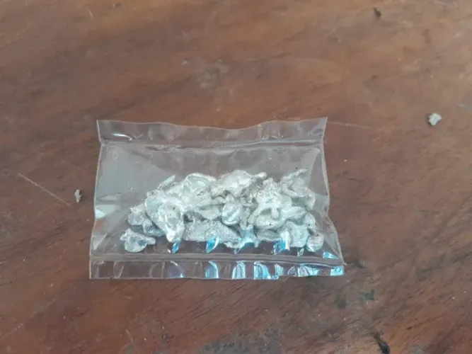 Prata granulada, 999 , para ourives, 20g