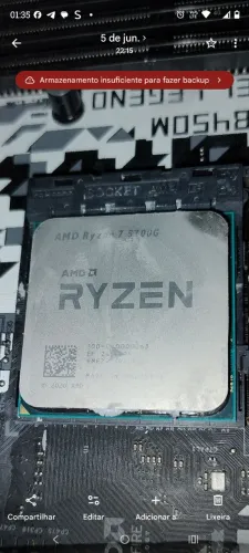 Ryzen 7 5700G defeito LEIA O ANÚNCIO