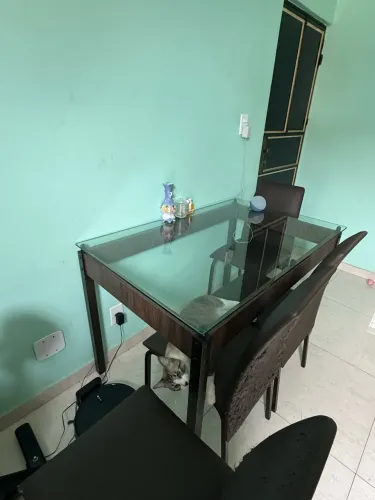 Mesa de Vidro Retângulas