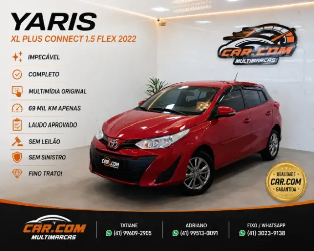 Toyota Yaris XL Plus Con. 1.5 Flex 16V 5P AUT 2022