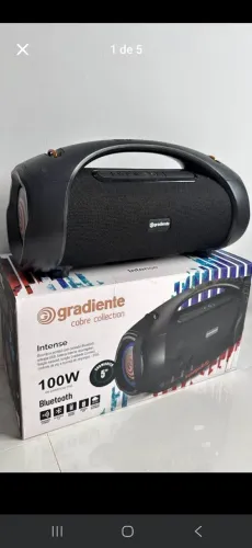 Caixa de Som boombox gradiente