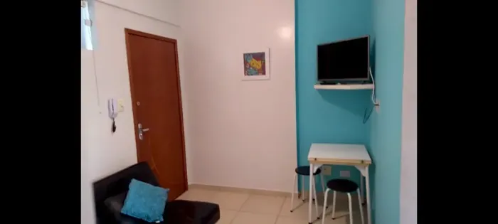 Apartamento para venda possui 60 metros quadrados com 2 quartos em Gonzaga - Santos - São