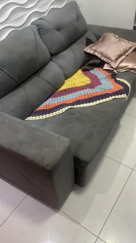 R$199, Sofar retrátil e reclinável ,3 lugares , 2.20cm