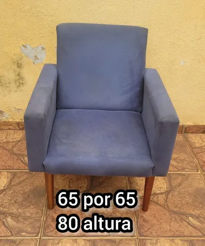 Linda poltrona azul