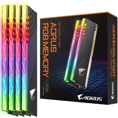 Memoria RAM Aorus 8GB 3200Mhz RGB 4 Unidades