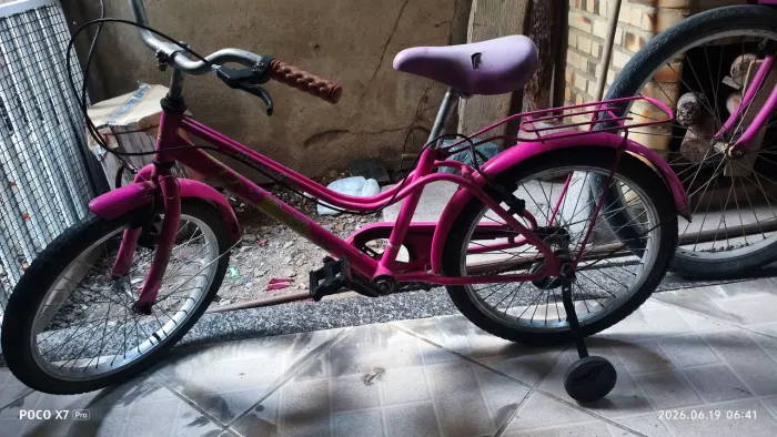 Bicicleta feminina infantil aro 20