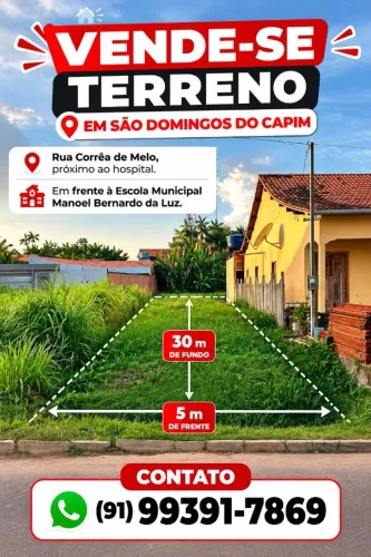 Terreno no centro da cidade. Excelente para construir.