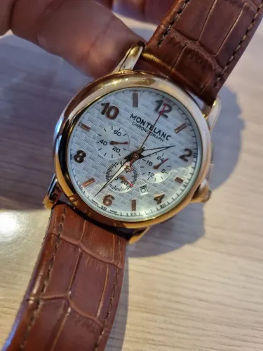 Relógio Estilo Montblanc Chronograph