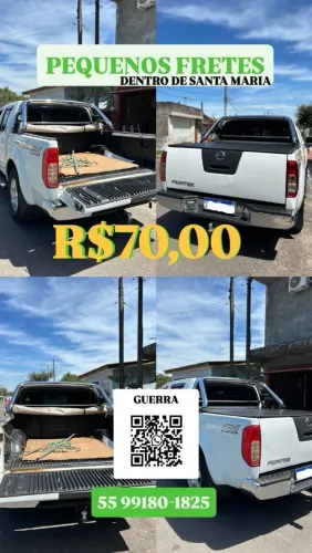 Fretes rápidos em Santa Maria - A partir de R$ 70