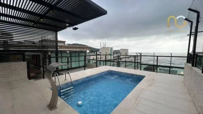 Cobertura com 3 dormitórios à venda, 257 m² por R$ 4.000.000,00 - Canto do Forte - Praia G