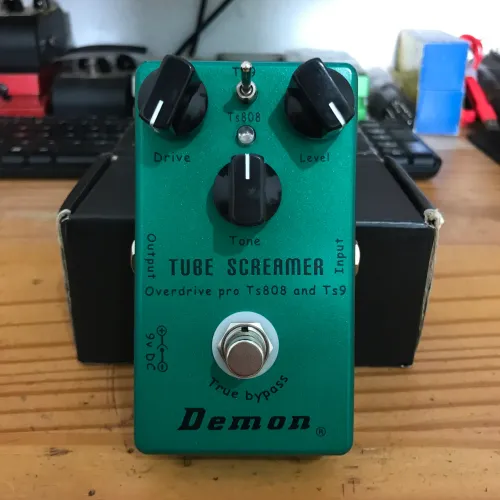 Pedal Tube Screamer para Guitarra (Demon)