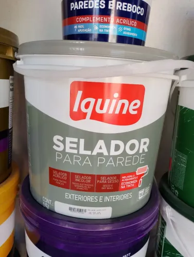 Selador acrílico iquine 15L para paredes 