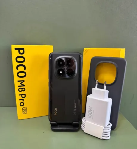 Smartphone Celular Xiaomi POCO M8 Pro, 256GB, 8GB RAM, NFC, Câmera 64 MP, Tela AMOLED 6,67