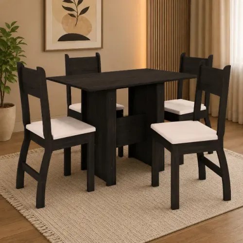 Mesa de cozinha com 4 cadeiras FRETE GRATIS
