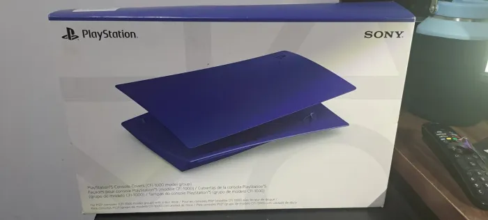 Tampa ps5 fat azul cobalto, cobalt blue