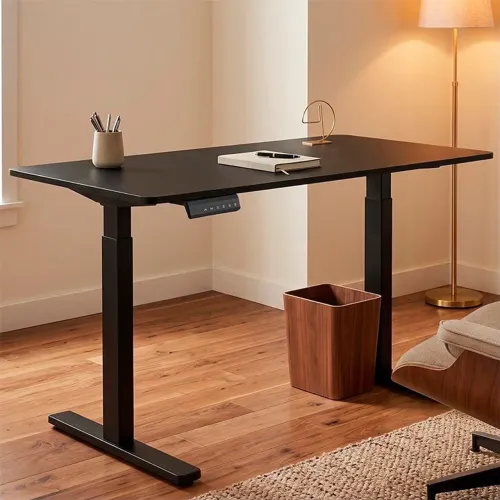 MESA PICHAU STARLIFT PRO, COM REGULAGEM DE ALTURA, 160X70CM, PRETO.