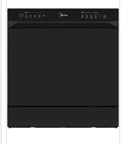 Lava Louças 8 Serviços Preta Touch Plus Midea Preto NOVA