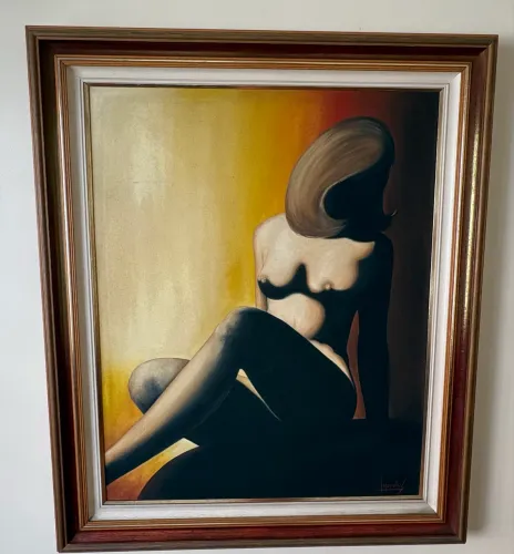 Quadro nu artístico 