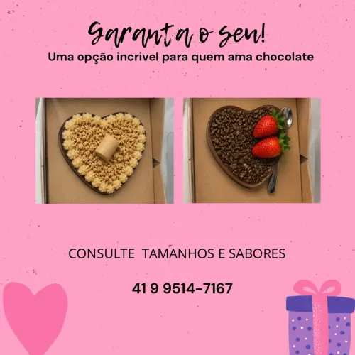 Chocolate dia dos namorados 