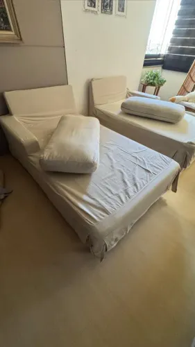 2 sofás cama 2,00 x 1,15 