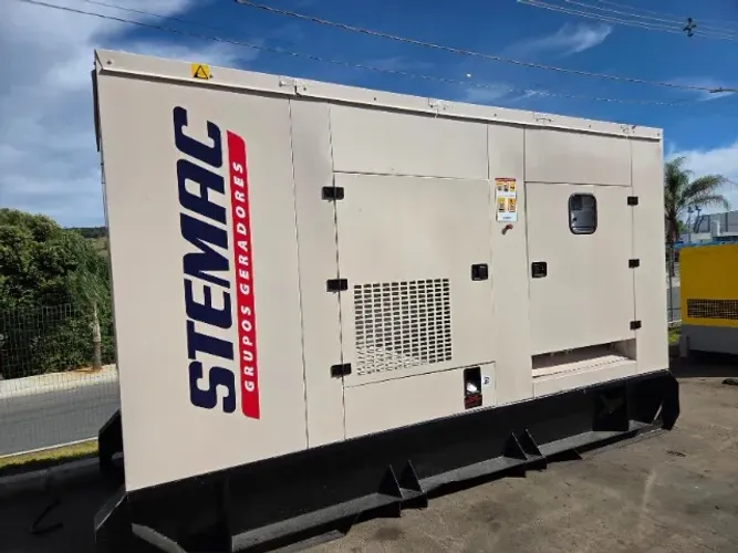 GERADOR DE ENERGIA 300 500 700 KVA STEMAC MOTOR SCANIA ALTERADOR WEG ANO 