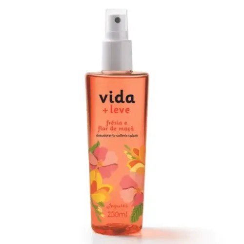 Colônia Splash Vida + Leve Frésia E Flor De Maçã - Jequiti