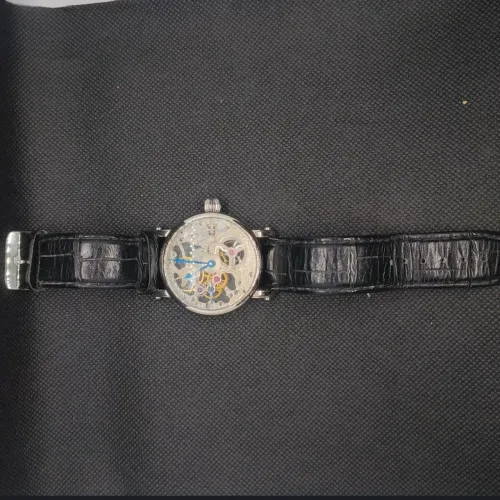 Relógio masculino Charles-Hubert, Paris 3887-B coleção premium de aço inoxidável mecânico