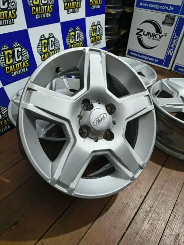 Jogo de roda Ford aro 15 para Ecosport Focus Fiesta Ka Escort Courier. Parcelamos em 10x