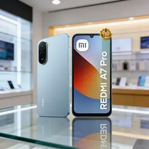 Smartphone Xiaomi Redmi A7 Pro 4+4gb Ram Virtual + 128gb, Azul - Novo