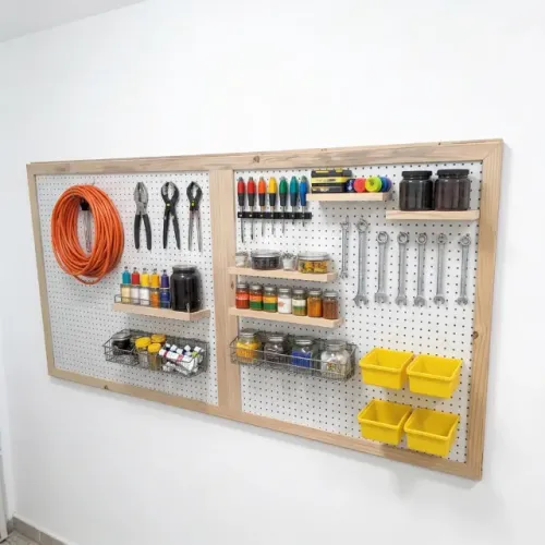 PAINEL PERFURADO ORAGNIZADOR DE FERRAMENTAS