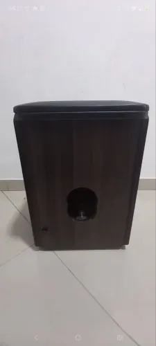 Cajon acústico e elétrico com bag