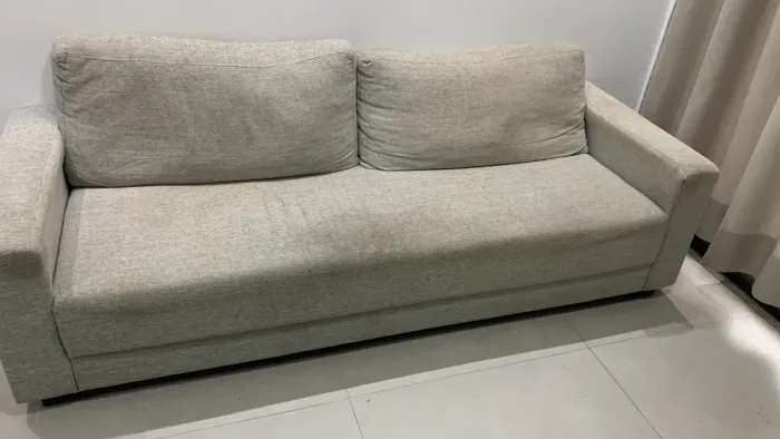 Sofá de linho cinza 2,30 metros