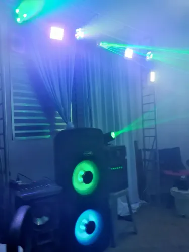 Alugo luzes de dj para festinhas bar e karaokê